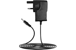 LOCKGO 9V 1A Power Adapter, Guitar Pedal Power Supply Adapters 500mA with Center Positive, Universal AC to DC Converter Wall Charger Plug Cord for Piano Keyboard, Guitar Bass Effects Pedals More Electronics