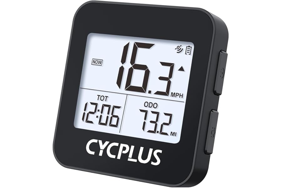 CYCPLUS GPS Bicycle Computer Wireless Bicycle Speedometer Cycling Computer IPX6 Waterproof Odometer GPS Speedometer Cycling G1