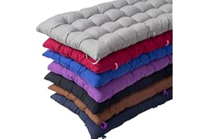 chenyu Bankauflage- Sitzkissen Für Gartenbank - Polster Auflage Outdoor - Bankpolster Auflage Für Sitzbank & Hollywoodschaukel (53 * 200cm,Grey)