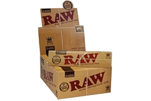 RAW 7 RAW Kingsize Slim Rolling Paper Box of 50 packs