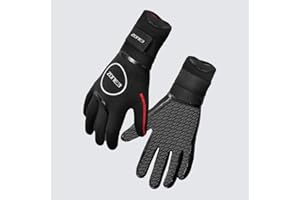 ZONE3 Neoprene Heat-Tech Warmth Swim Gloves For Men/Women Open Water Swimming, Diving, Snokeling Thermal Wetsuit Gloves