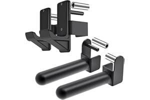 ‎KIPIKA Kipika J-Haken und Hantelscheibenhalter-Set für 2" x 2" und 3" x 3" Power Rack - Squat Rack Aufsätze für Krafttraining und Gewichtsaufbewahrung