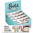 ONE Bite Protein & Collagen Bar | 16 X 50g | Glazed Coconut Flavor | 20% Protein | Collagen and Fiber Rich | No Added Sugar