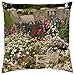Price comparison product image Bench in the Rose Garden - Throw Pillow Cover Case (18" x 18")