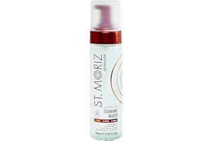 ST. MORIZ St Moriz Advanced Express Tan Clear Foaming Water | Mousse autoabbronzante trasparente Express Clear | 1 ora per bagliore leggero, 3 ore per bagliore medio, 6 ore per bagliore profondo | acqua