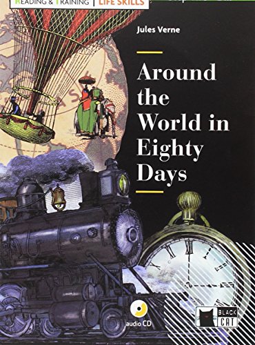 AROUND THE WORLD IN EIGHTY (FREE AUDIO) L SKILLS (Black Cat reading And Training)