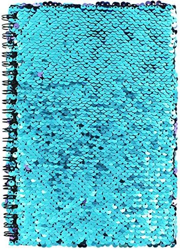 A5 Wiro Mermaid Colour Changing Sequin Notebook