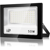Projecteur LED Extérieur 50W Avec Détecteur De Mouvement - 5000LM, 7000K, IP67, Angle 120° | Pour Terrasse, Garage, Jardin