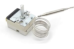 DOJA Barcelona | Termostat do frytownicy | Termostat elektryczny termosu | Kompatybilny z Ego | 205°C | 20 Amperów | Regulator temperatury | Regulator | Wskaźnik temperatury oleju