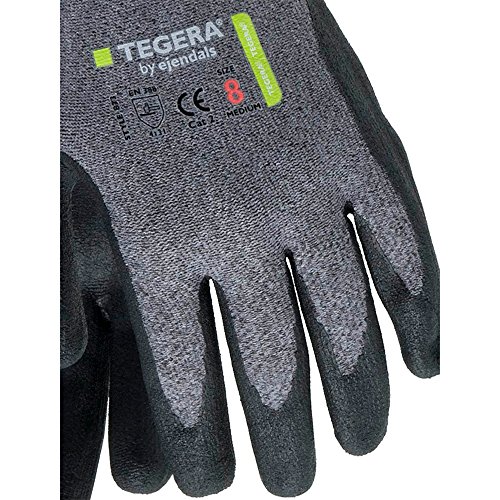 Ejendals Synthetikhandschuh Tegera 873, Größe 8, 1 Stück, schwarz / grau, 873-8 - 2