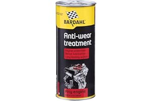 Bardahl - Anti-wear Treatment, Additivo Olio Auto, Trattamento Antiusura, Esalta le Prestazioni del Motore Migliorandone il Rendimento Meccanico, Riduce i Consumi di Olio e Carburante, 400 ml