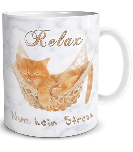 Trendation Katzen-Tasse – Mit Spruch „Ich Spreche Fließend Miauisch“, Schwarz, Spülmaschinenfest, Geschenk Für Katzenliebhaber
