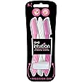 Wilkinson Sword Eyebrow Shaper - Confezione Da Rasoi Per Epilazione Sopracciglia E Viso Donna - 20 G, Rosa, 3 Unità