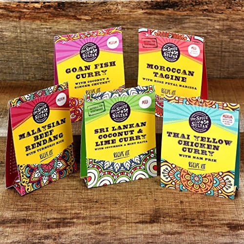 Craft Spice Kits Gift Set - Selection of 5 World Recipe Kits