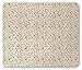 Price comparison product image Coffee Mouse Pad, Doodle Espresso Machine Bakery Goods Muffin Cappuccino French Croissant Artwork, Standard Size Rectangle Non-Slip Rubber Mousepad, Beige Brown