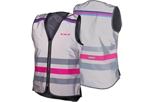 WOWOW Reflejo Completo Chaleco de Seguridad, Gris, S Unisex Adulto