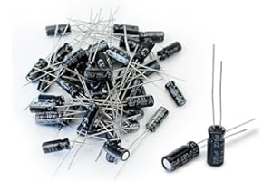 INNFEELTECH Innefeeltech 50 Pz condensatori elettrolitici radiali di alluminio 220uF 10V condensatori elettrolitici