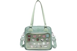 CHERRY SAUCE Oxford Ita Bag Crossbody-Tasche Umhängetasche Messenger Rucksack Mehrzweck-Pins Display