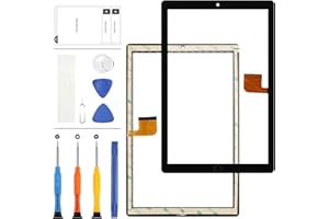 LADYSON Touch Screen Per DUODUOGO G12 3G 10.1 Pollici Tablet PC Digitizer Frontale Esterno Vetro Parti di Ricambio Kit di Riparazione (nero)