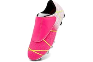VTASQ Chaussures de Football Garçon Fille Chaussure de Foot Spike Crampons Adolescents Athlétisme Professionnel Entrainement Chaussures de Sport pour Extérieur