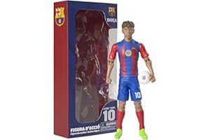 Megableu - Figurine Foot YAMAL - 20 cm - Grande Figurine Footballeur Réaliste & Articulée - Licence Officielle - 10 Points d’Articulation - Jouet Football FC Barcelone - Idée Cadeau Fans L. Yamal