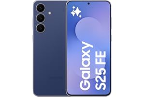 Samsung Galaxy S25 FE, AI Smartphone, Slim 7.4mm Frame, 6.7" FHD Display, 50MP Camera, Exynos 2400, 256GB Storage, 8GB Memory, 4900 mAh Battery, Navy, 3 Year Samsung Extended Warranty (UK Version)