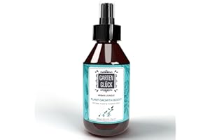 Garten Glück Spray Fertilizante Plantas y Flores - Fertilizante Universal Natural para un Crecimiento Sano y Fuerte - Complemento Ideal a Abono Plantas Exterior e Interior y Abono Universal, 250 ml