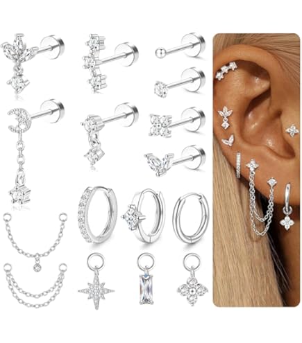 Strumento Di Piercing WARRIOR Monouso Sterile, Pistola Per Orecchini Per Orecchio E Helix, Semplice Da Usare A Casa