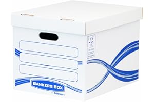 Fellowes Bankers Box Earth Basics - Caja de almacenaje (10 unidades)