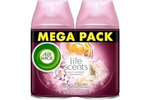 AIRWICK Air Wick Freshmatic Max Air Freshener Refill LIFE SCENTS Summer Delights 250ml (Pack of 2)