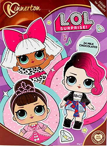 Preisvergleich Produktbild LOL Surprise Girls Weihnachtsschokolade Adventskalender