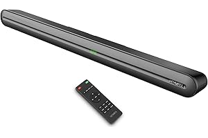 Heymell Barre de Son pour TV 150 W, Caisson De Basses Intégré Bluetooth 5.0, Pas De Bruit, Son Très Clair, DSP Son Surround 3D, HDMI Optique AUX USB Inclure Le câble HDMI
