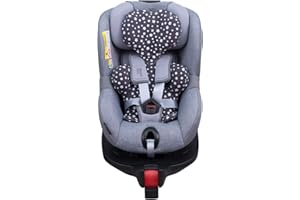JYOKO Kids Funda de algodón para Reductor de Silla de Coche Compatible con Romer Dualfix I-Size (Winter Sky)