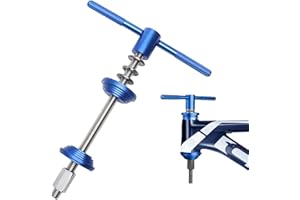Zyluniy Casque de Vélo Support de Pédalier, Outil d'installation de Casque de vélo, extracteur de Cuvette de Fourche, Outil de Montage/démontage pour Jeu de Direction et boîtier de pédalier - Bleu