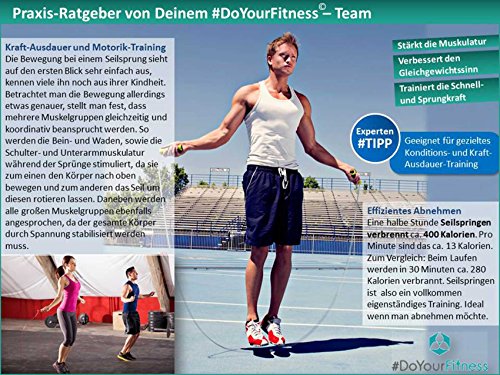 Speed-Rope »Rapido« / High-Speed Springseil / 360° Kugelgelenk mit verstellbarem Drahtseil / in vielen Farben erhältlich - 7