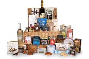 Hay Hampers Luxury Food Gift Hamper - Vegetarian Gift Hamper, Xmas Gifts for Women & Men, Christmas Hamper Gift for Couples & Parents