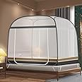 Pop-Up Mosquito Net for Beds, Portable Folding Mosquito Netting, Double Door Travel Mosquito Tents, Free Installation Bed Tent, Crib Netting Yurt Canopy Nets for Baby Adult Bedroom (180*200*150cm)