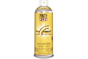 PINTY PLUS Pintura en spray PINTYPLUS TECH 520cc Galvazinc Oro G151
