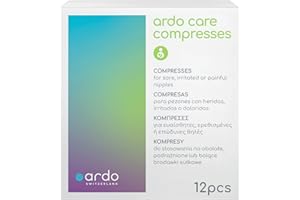Ardo Care Breast Compresses For Sore Nipples. Vegan Breast Cooling Pad For Nipple, Gel Pads To Keep Mum Breast Feeding. Nursing Relief Patches With Instant Cooling. Moisturising Pads (12 Pack)