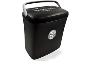 ‎LMG GERMANY Aktenvernichter Kreuzschnitt - 12 Blatt mit riesen 21L Behälter - Sehr schneller Premium Hochsicherheits Schredder für vertrauliche Dokumente, mit Haltegriff - Automatischer Einzug mit CD-Fach- DSGVO