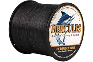 Hercules Braided Fishing Line 4 Strands 100m-2000m 6lb-100lb Super Strong PE Fishing Wire Multifilament Fishing Lines for Saltwater & Freshwater Fishing