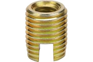 AKOZON Inserti filettati 20Pcs 302 Acciaio al carbonio autofilettanti Inserto filettato per viti Accessori di riparazione(Inner M3*0.5 Outer M5*0.5: 6mm / 0.2in)