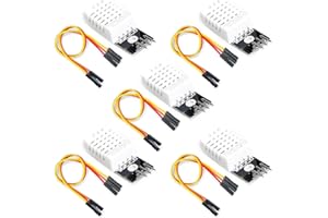 AITRIP 5 pcs DHT22/AM2302 Digital Temperature and Humidity Sensor Module Temperature Humidity Monitor Sensor Replace SHT11 SHT15 for Arduino Electronic Practice DIY