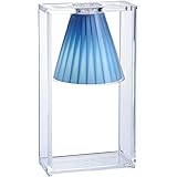 Kartell Light Air Lampada da Tavolo 5 W, Cristallo Azzurro