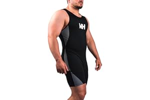 WEIGHTLIFTING HOUSE Olympic Haltérophilie Singlet Combinaison de sport pour homme