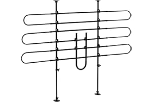 PawHut Barrera Protectora de Coche para Perros Reja de Protección Universal de Acero para Maletero Equipaje Automóvil Ajustable en Ancho y Altura 87-135 x 85-120 cm Negro