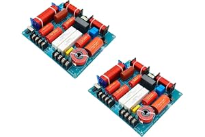 NONDK KTV Hemmabio 3-Vägs 350W Professionell Högtalare Frekvensdelare 3 Enheter Hög Effekt Ljud Crossover Filter Hi-Fi B