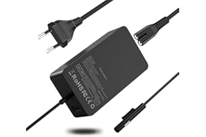 STLIERT 65W Surface Ladekabel dla Microsoft Ładowarka Zasilacz Surface Pro X/11/10/9/8/7+/7/6/5/4/3, Surface Laptop 7/6/5/4/3/2/1, Surface Go 4/3/2, Surface Book 3/2/1, Model 1706 z portem USB Chargers Power