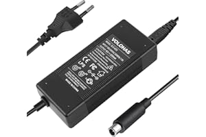 VOLOHAS Chargeur pour Xiaomi M365 / Segway Ninebot Max G30/G30LP/G2/G2D/ES1/ES2/E25/f20d/f30d/f40d Accessoires de Trottinette électrique 42 V 2 A Adaptateur de Chargeur