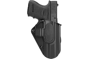 efluky Etui na broń myśliwską, kompatybilne z Golck 17, 19, 19x, 26, 34, 43, 48, Ruger MAX-9 mm, Ruger 57, Scct-1/2, S&W M&P 9. 380 Shield ez, Springfield Armory Hellcat/Hellcat Pro, łopatka 60°